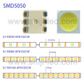 12 mm programable 144 píxeles / m smd5050 apa102c direccionable blanco Led tira de luz